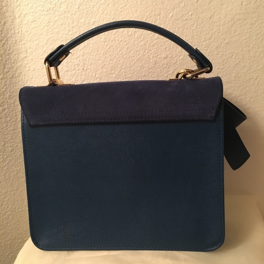 Navy handbag - Picture 3 of 4